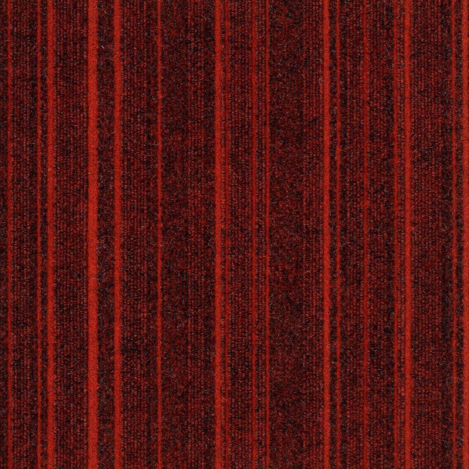 Burmatex Code 12904 scarlet fever carpet tile. 10% reduction in price.