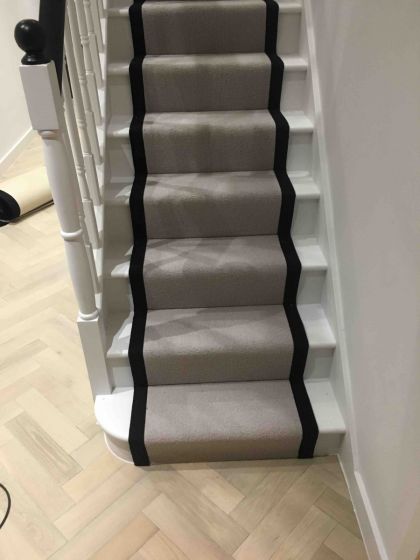 Stair Runners | Bespoke carpet stair runner, hand-made to order in the UK