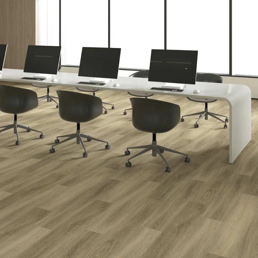 Plusfloor Luxury Glue Down Vinyl Flooring Composition Woven Cashmere