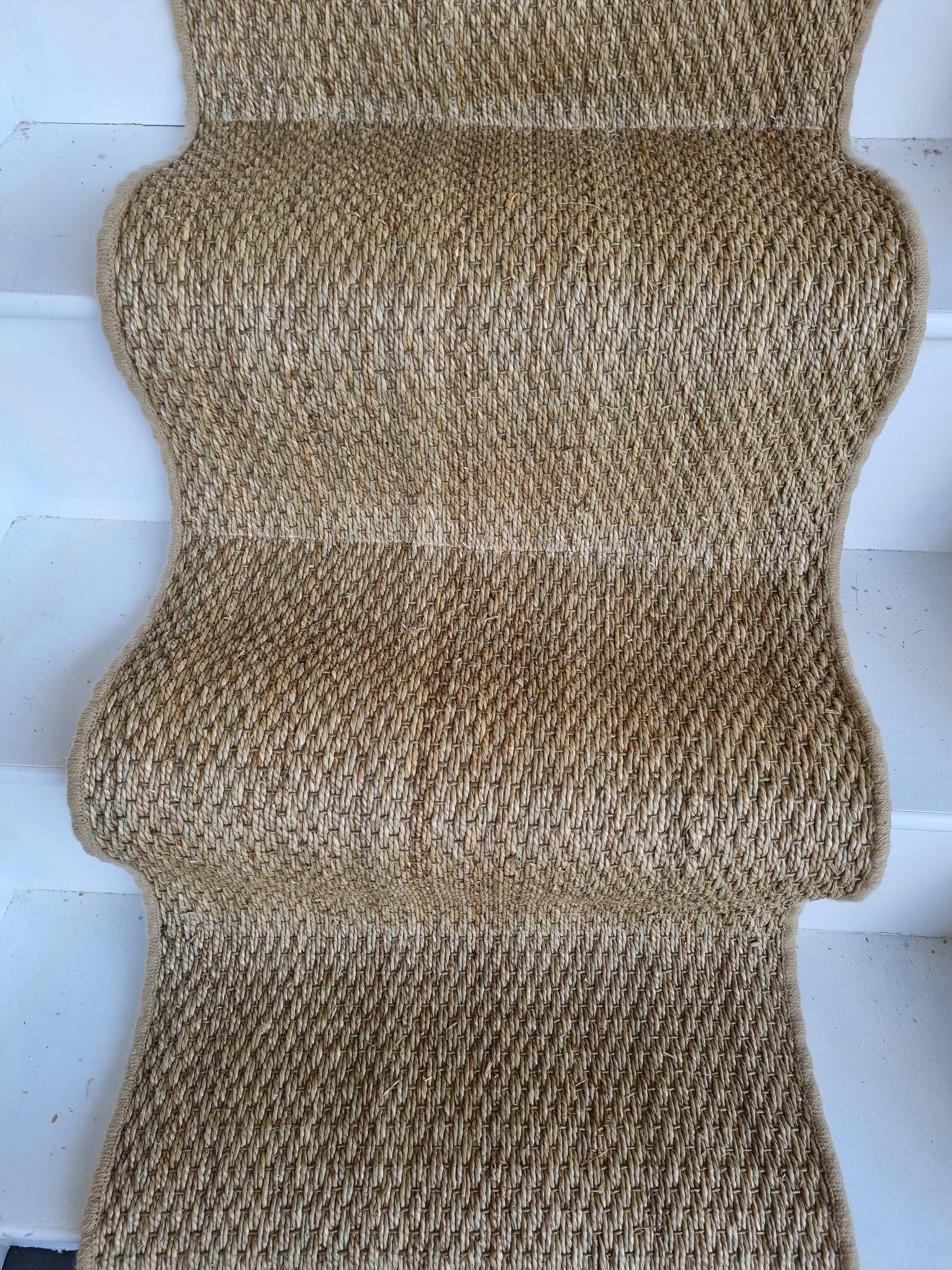 Seagrass carpet stair runner like sisal but cheaper FREE DELIVERY