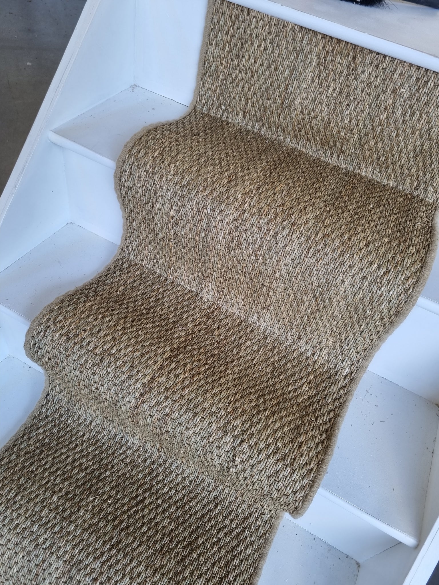 Seagrass carpet stair runner like sisal but cheaper FREE DELIVERY