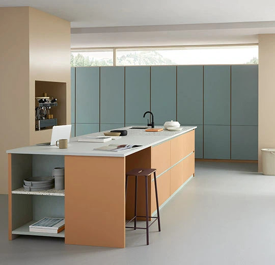 Forbo Marmoleum Furniture Linoleum 4004 blue haze