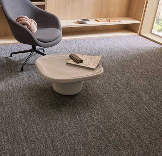 Forbo Tessera Twine 5003 granite grid carpet tile