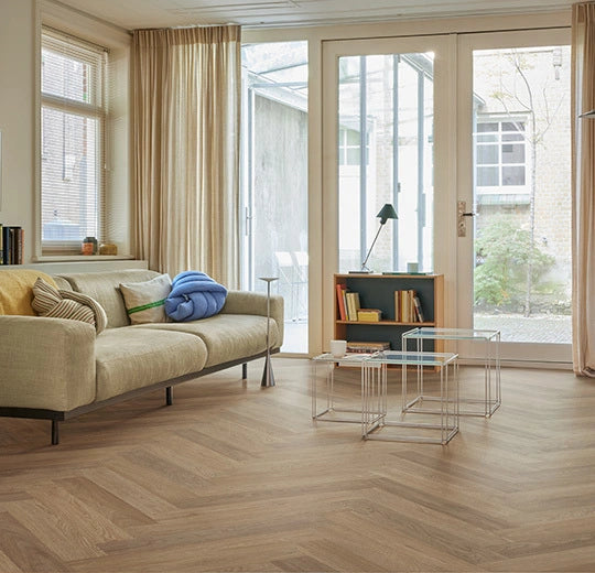 Forbo Novilon Pale Herringbone Cushion Vinyl Sheet Flooring – Fenstoncarter