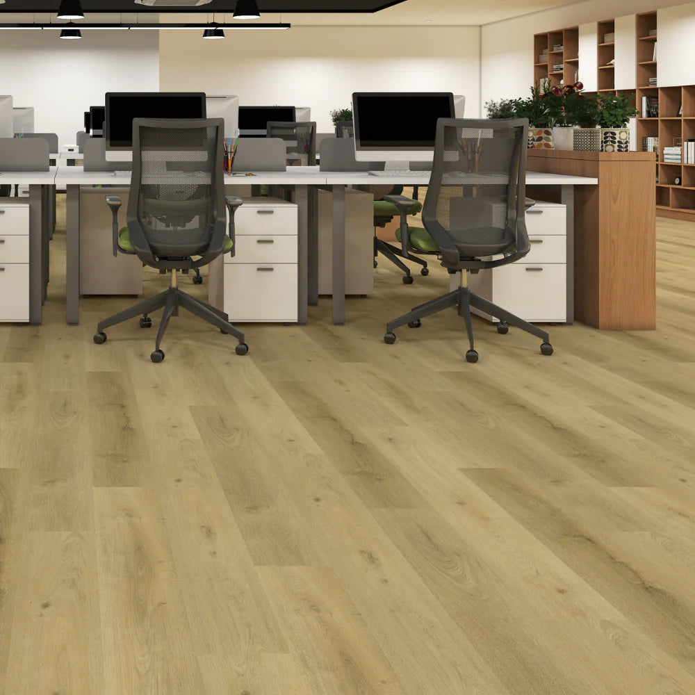 Plusfloor Luxury Glue Down Vinyl Flooring Composition Cool Linen