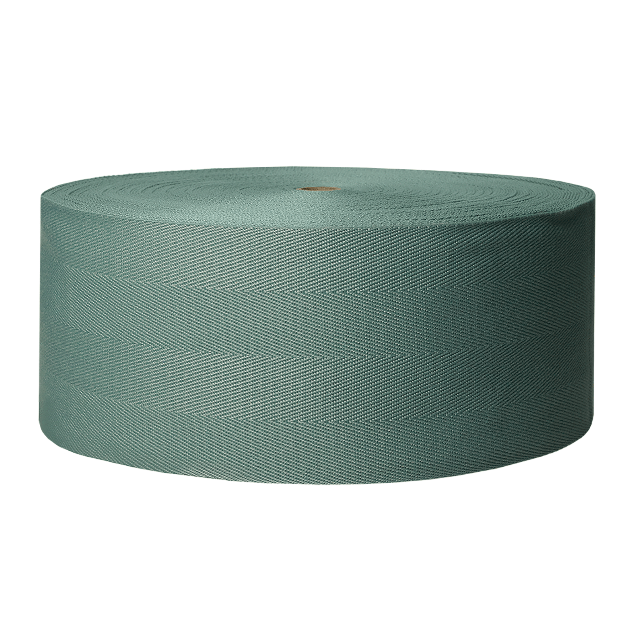 Polyester herringbone Army green border tape