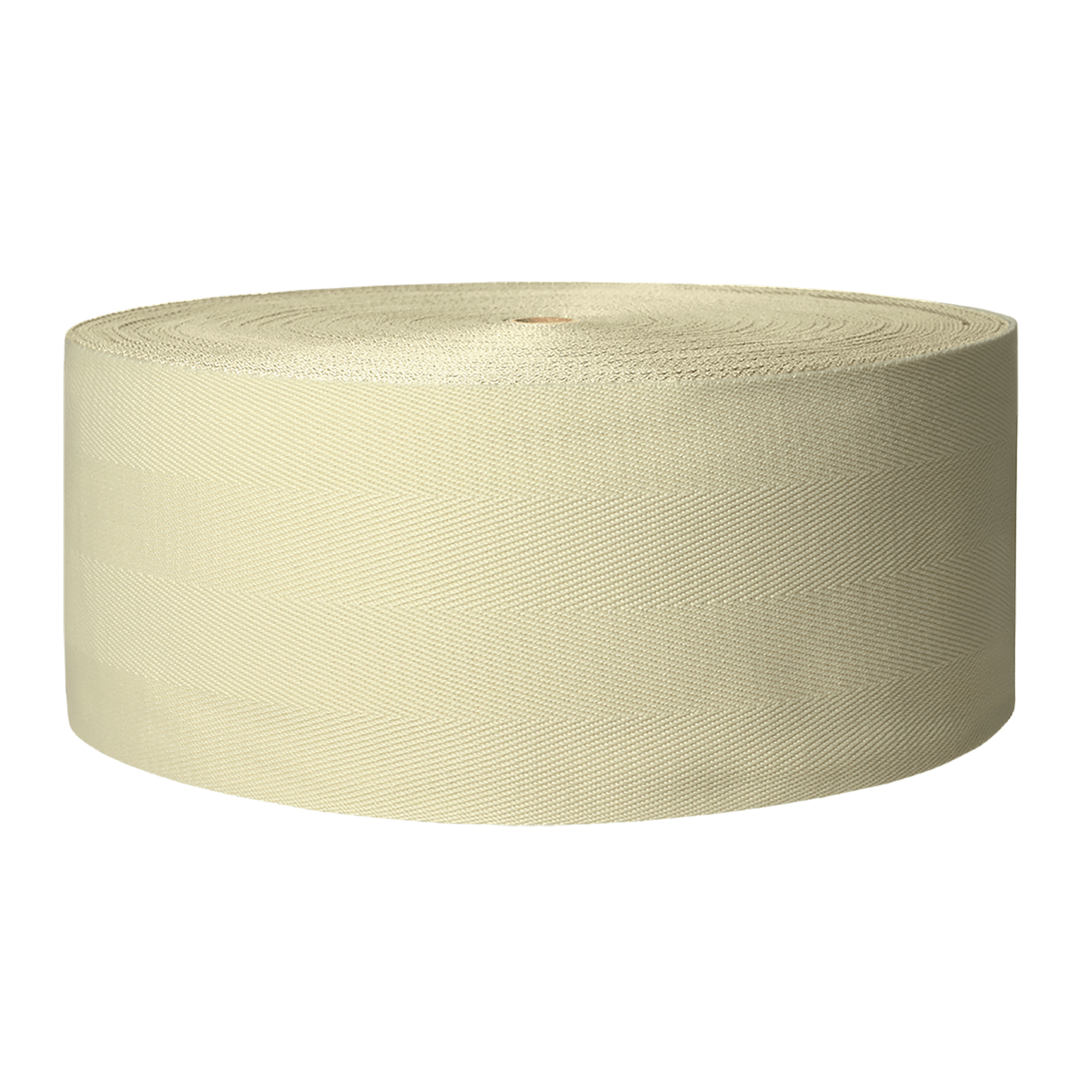 Polyester herringbone white pearl border tape