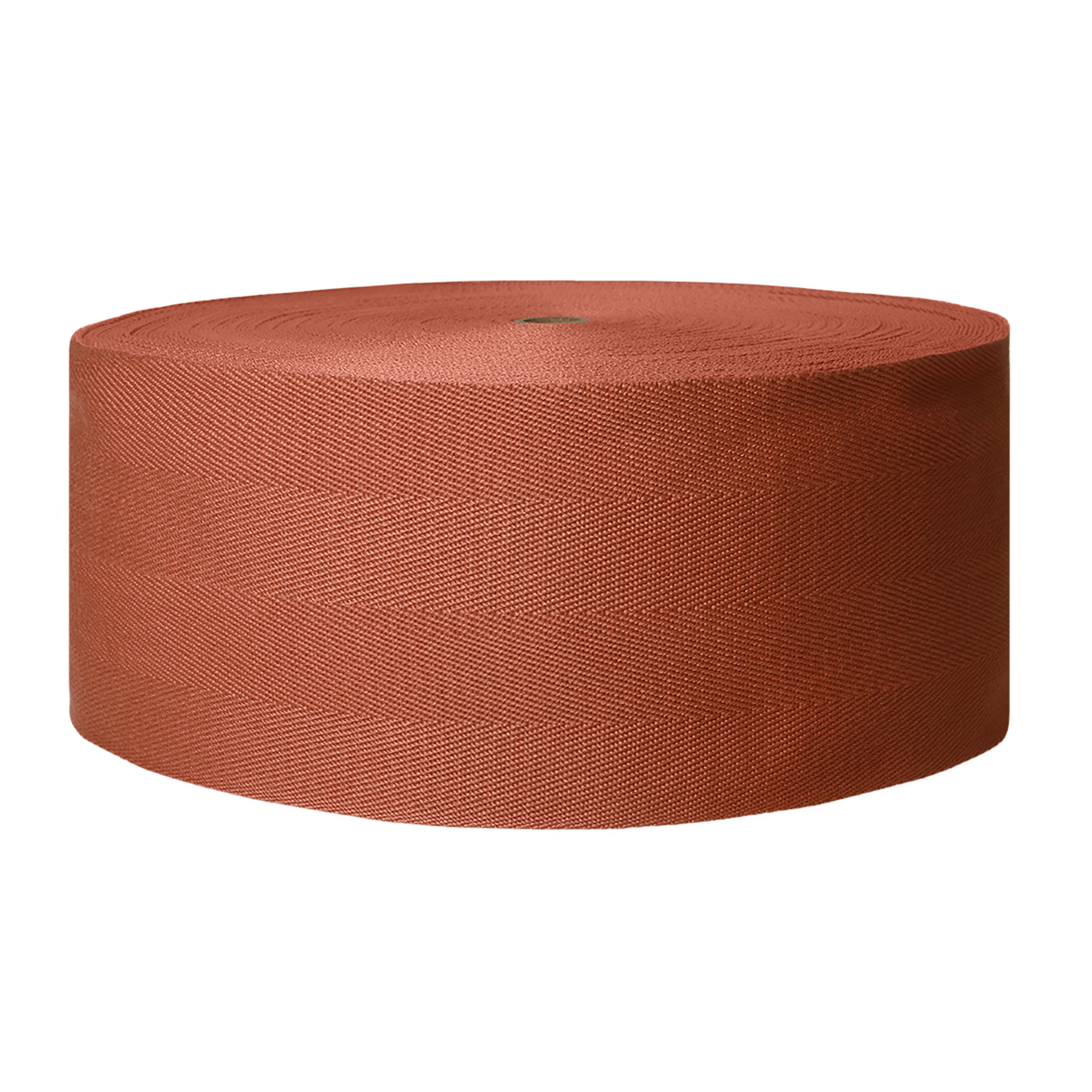 Polyester herringbone terracotta border tape