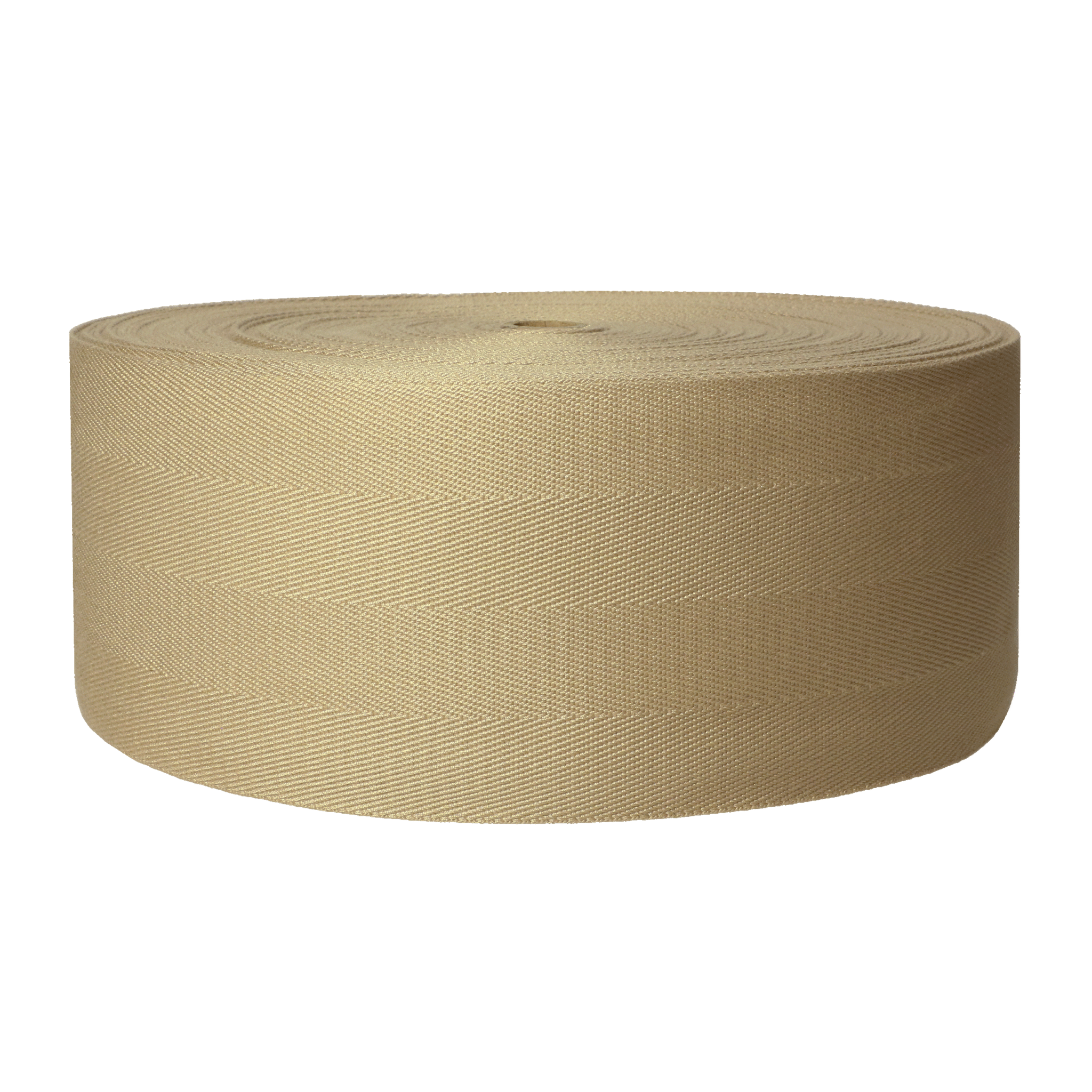 Polyester herringbone Light kaki border tape