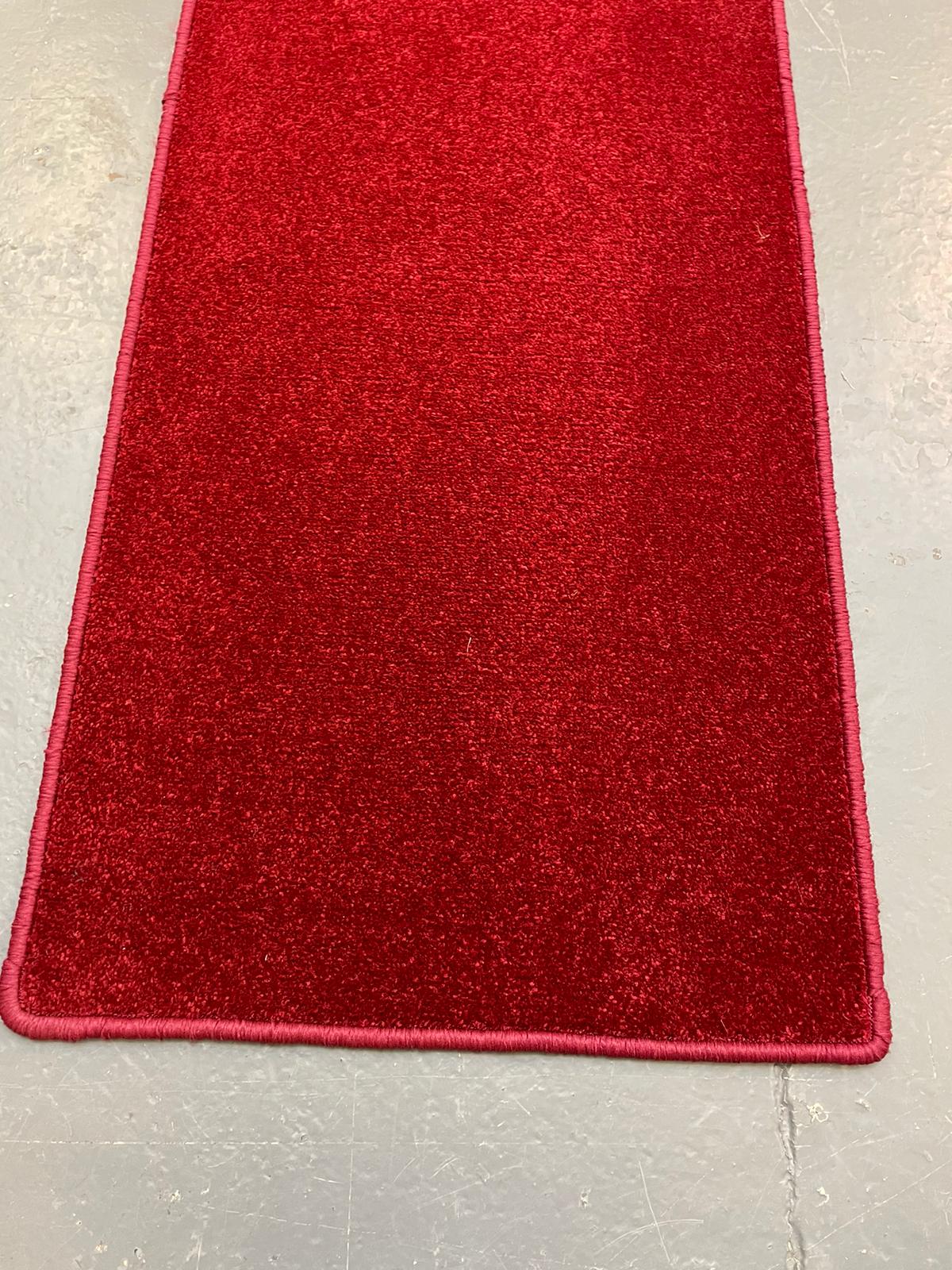 Royal red carpet runner rug, very high quality, hand-made carpet, stain resistant