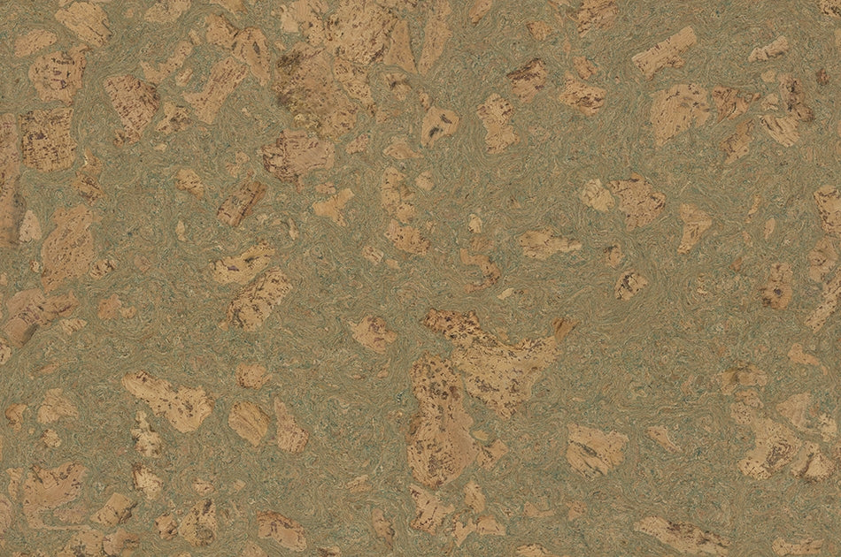 Granorte Tradition Natural cork floor tiles Twist Green – Fenstoncarter