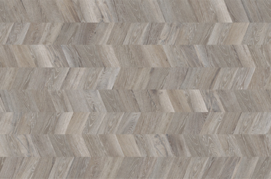 Granorte Vita decor Cork floors Trim Chevron Grey