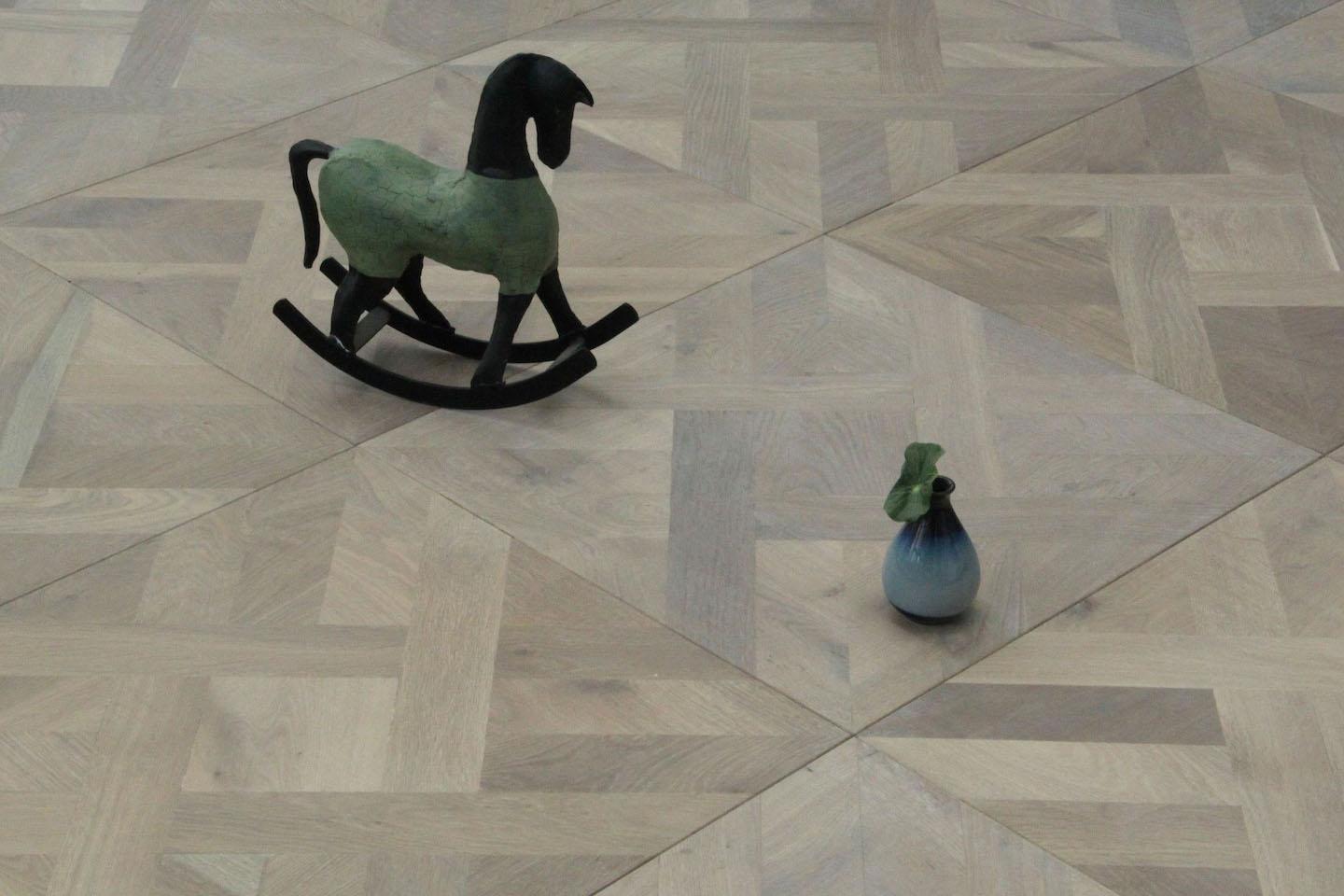 Maxzara PD416 Smoked,White Oiled Parquet Panel Oak Flooring