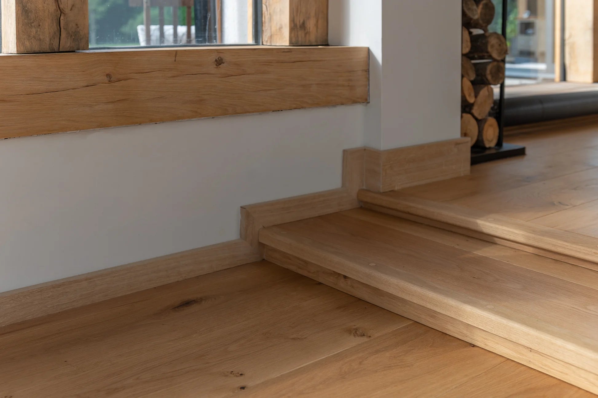 A112  Natural Oak - Real Engineered Rustic Oak Wooden Flooring From V4