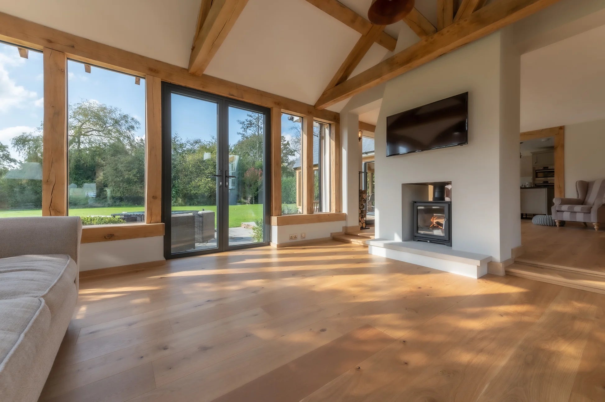 A112  Natural Oak - Real Engineered Rustic Oak Wooden Flooring From V4