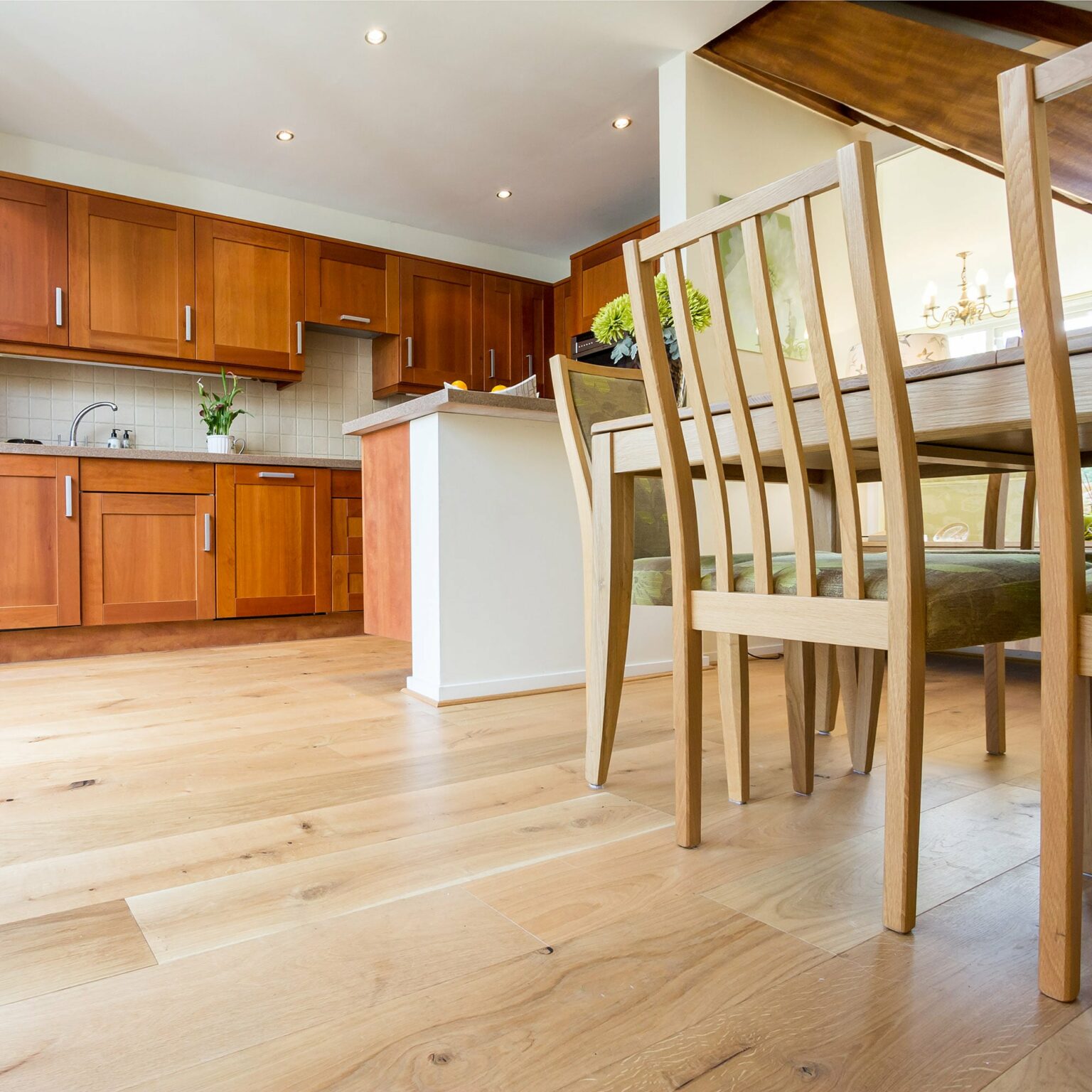 A112  Natural Oak - Real Engineered Rustic Oak Wooden Flooring From V4