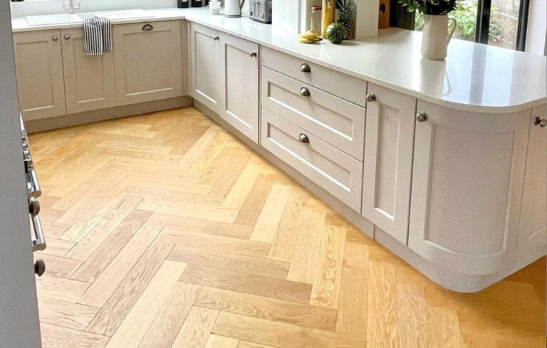 Ted Todd Unfinished Oaks Wood Flooring - Belvoir Narrow Herringbone