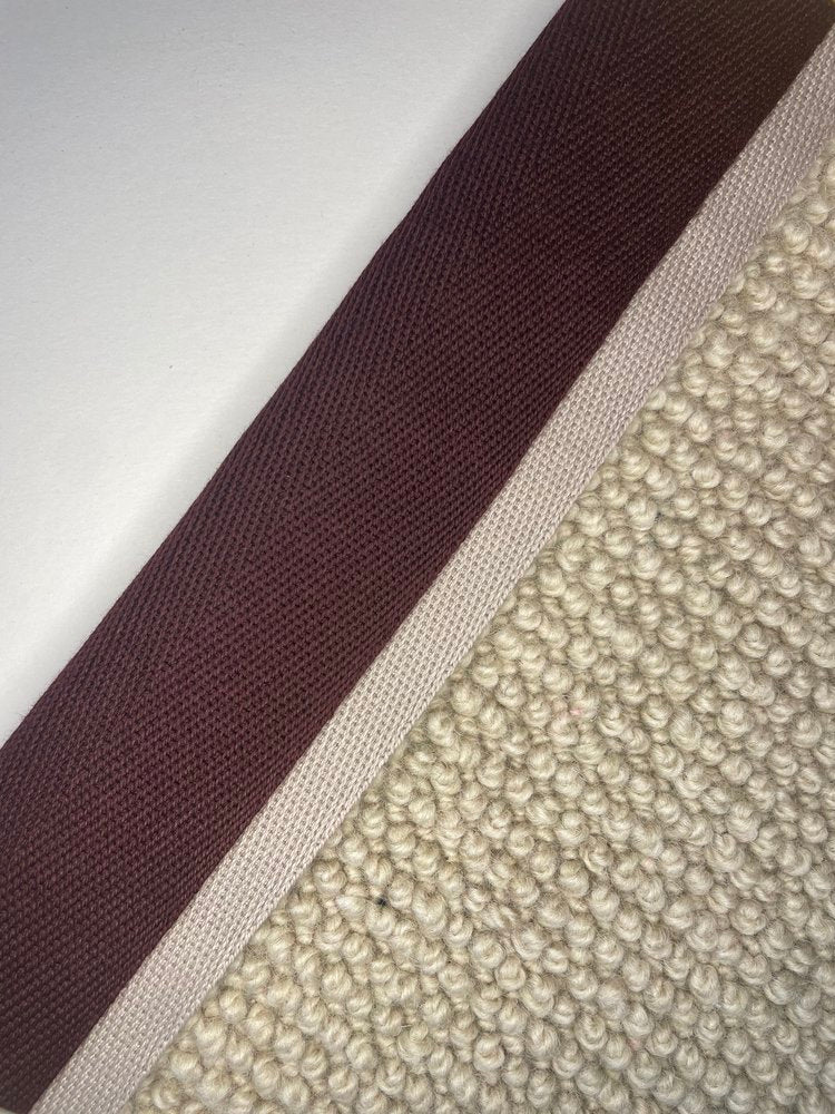 Carpet Edging Double Border Bitter Chocolate And Simply Taupe border tape onto carpet