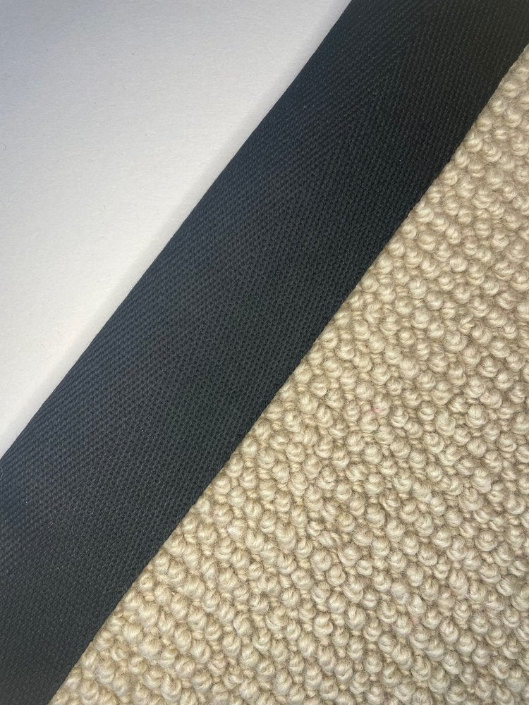 Carpet Edging Herringbone Borders Black border tape onto carpet