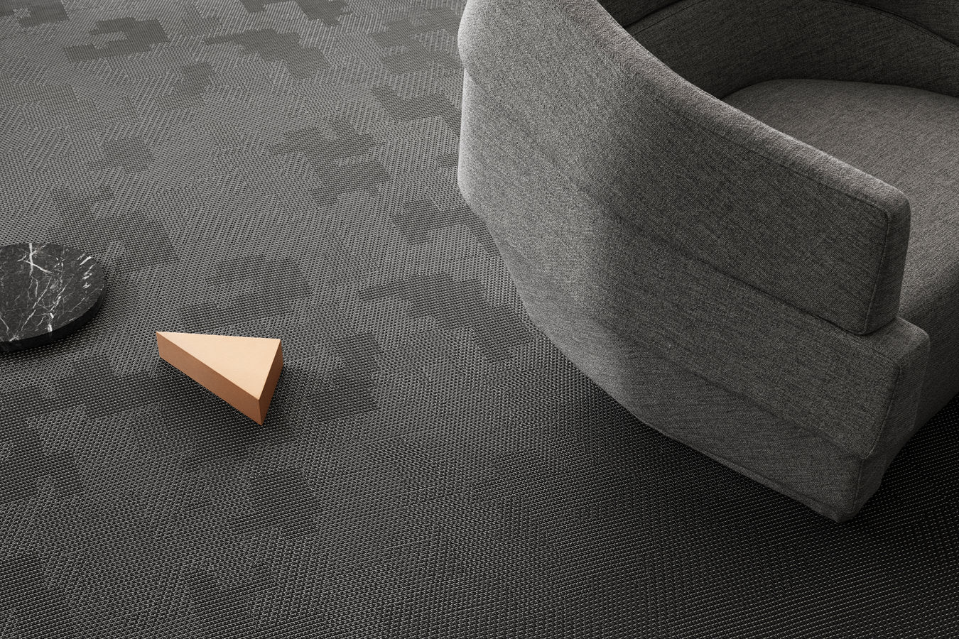 Bolon by Patricia Urquiola Grey Sashiko Flooring Rolls Online in the UK – Free Delivery