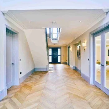 Fenston Carter Chevron Invisible Oak Oiled Flooring