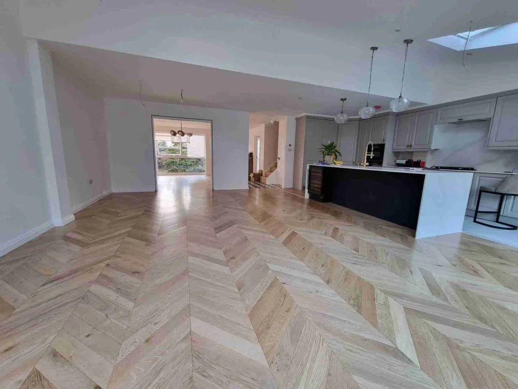 Fenston Carter Luxury Chevron Invisible Oak Brushed & Oiled Flooring