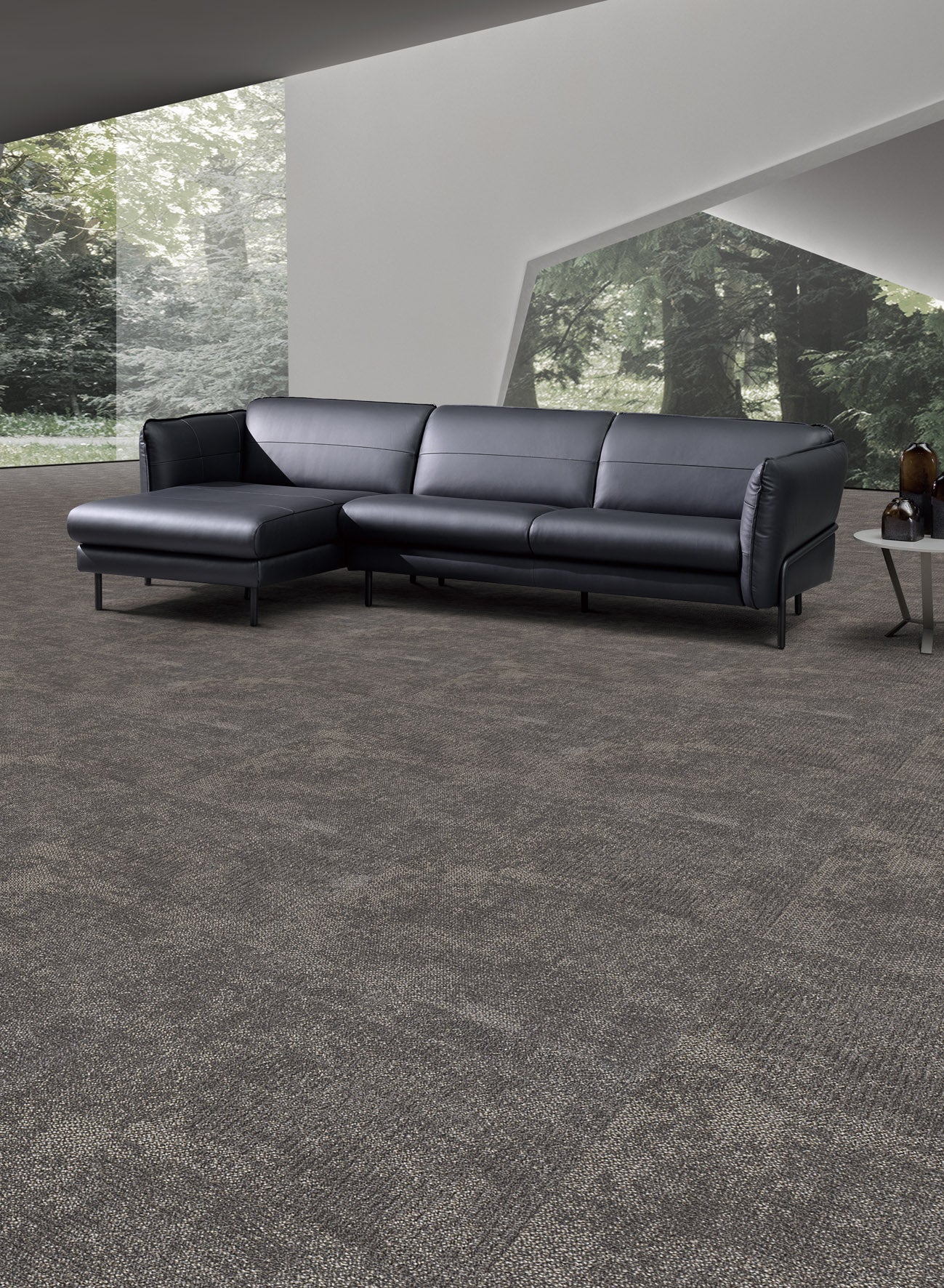 Plusfloor Altitude Cirrus carpet tiles for offices 100% Nylon