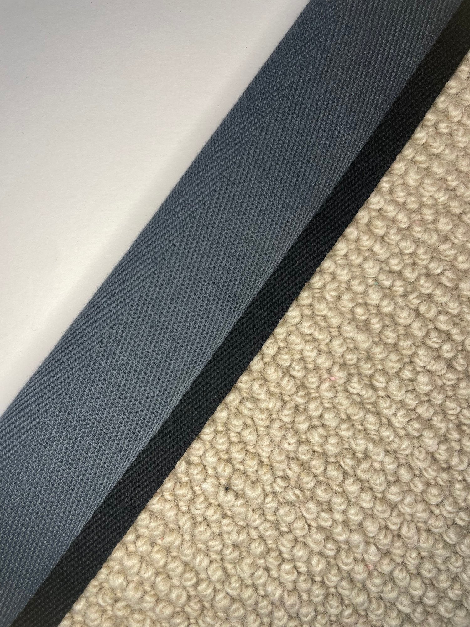 Carpet Edging Double Border Dark Shadow And Black border tape onto carpet