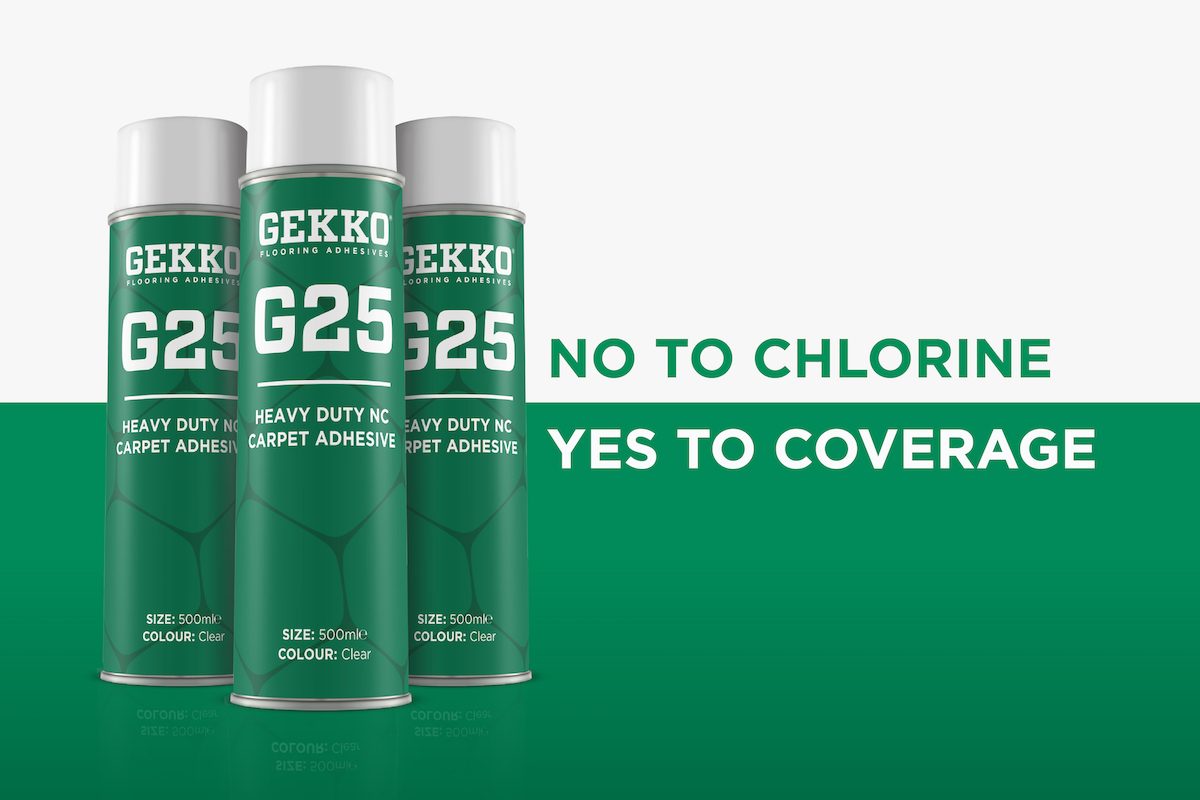 Gekko G25 Aerosol Premium Carpet Spray Adhesive