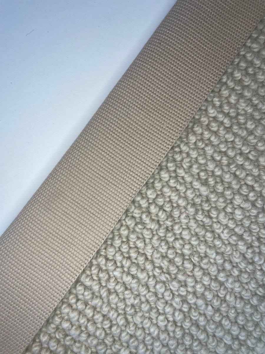 Plain Weave Cotton Irish Cream Border