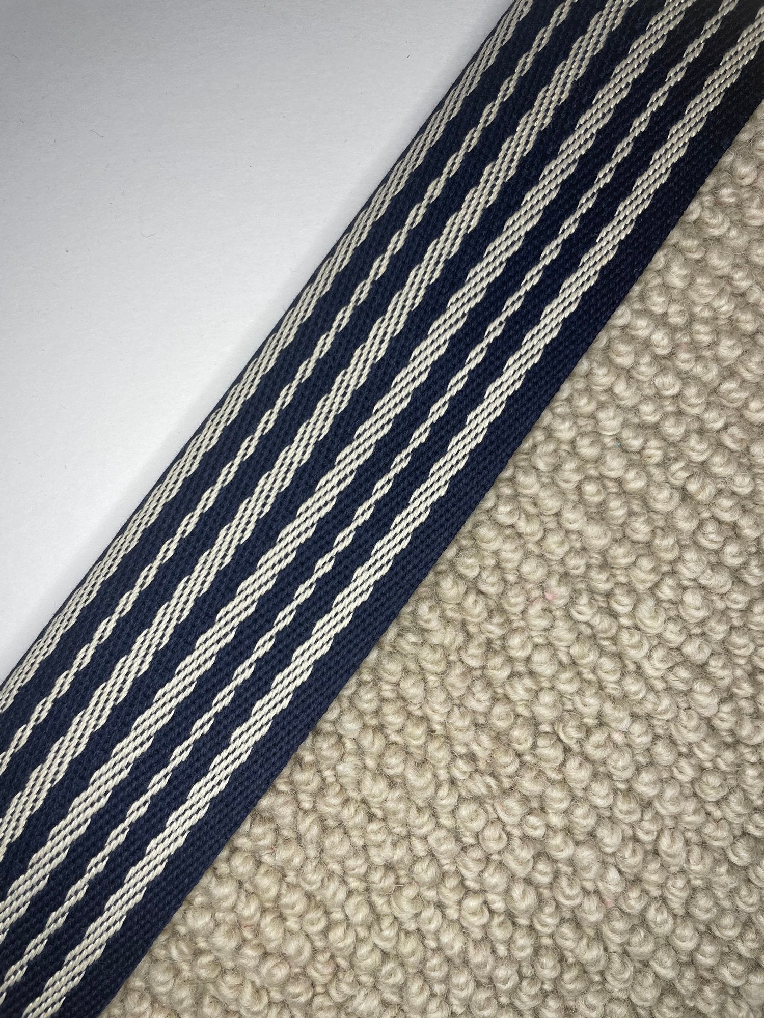 Carpet Edging Stripe Borders Lewis B border tape onto carpet