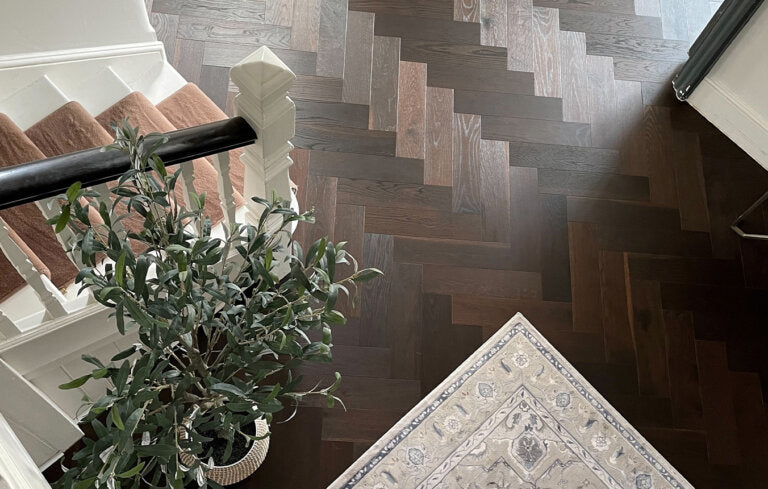 Ted Todd Create Engineered Wood Flooring - Liquorice Herringbone