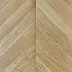 Fenston Carter Natural Oak Chevron Flooring Brushed & Oiled Luxury Oak Panels