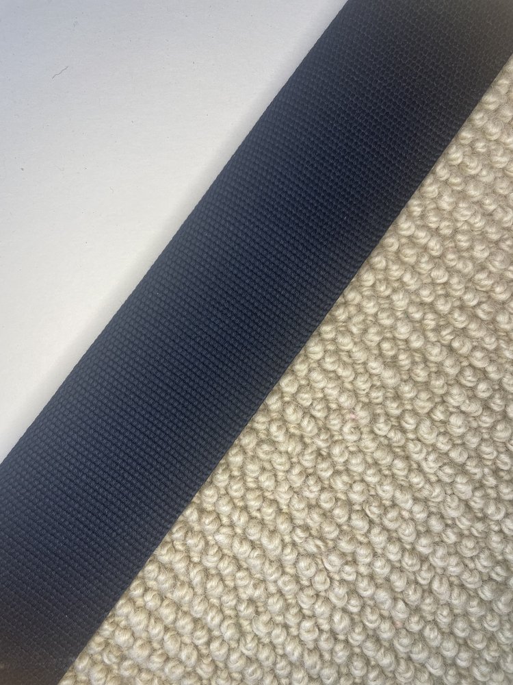 Carpet Edging Plain Border Plain Weave Outer Space border tape onto carpet