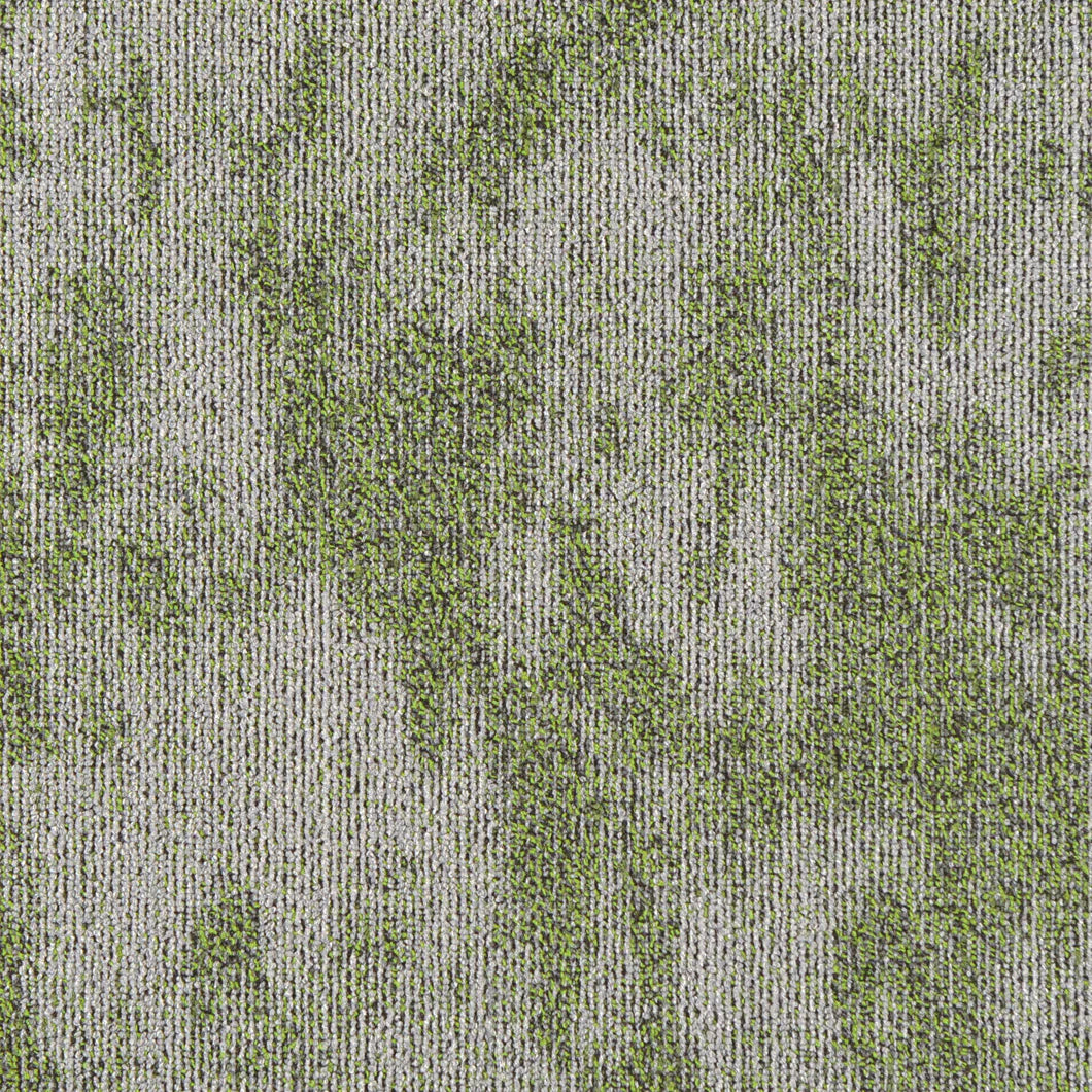 Plusfloor Polar Breeze Spear Moss carpet tiles for offices, 100% Nylon