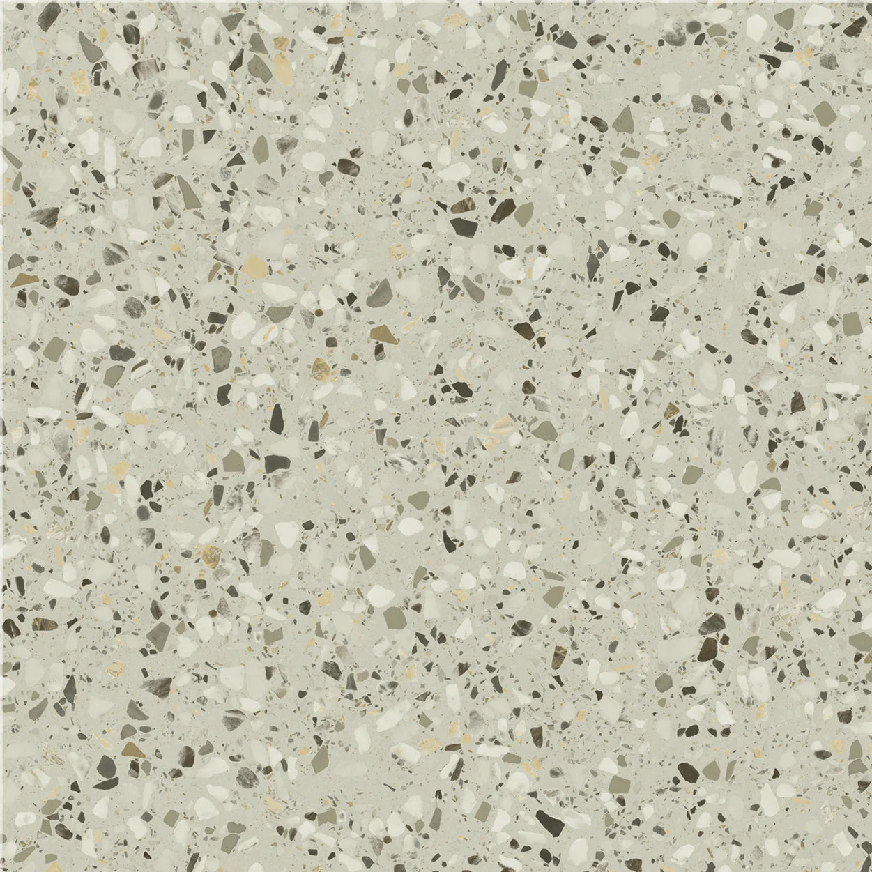 Plusfloor Luxury Loose Lay Vinyl Flooring Terrazzo Square Muted Mint