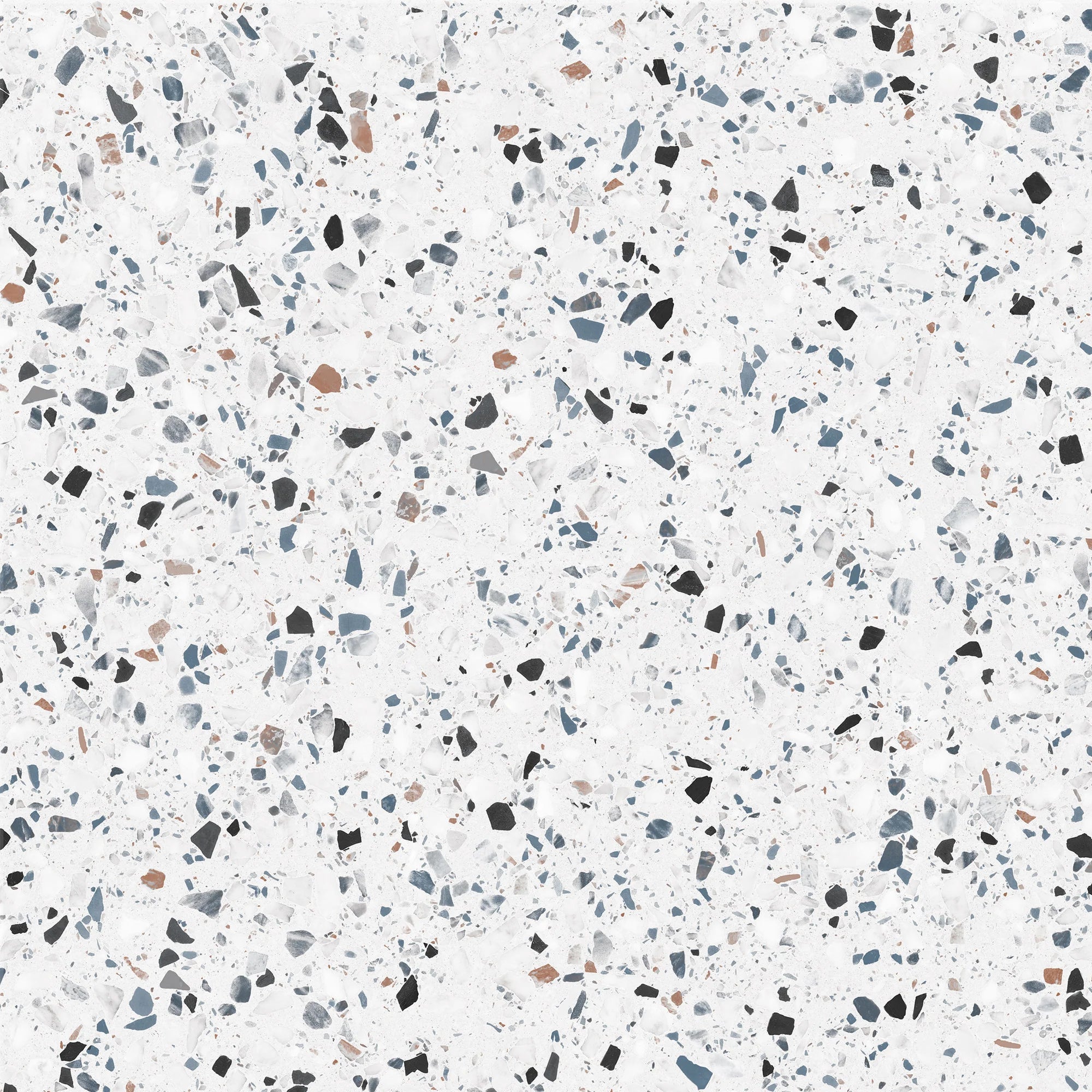 Plusfloor Luxury Loose Lay Vinyl Flooring Terrazzo Square Icy Freeze