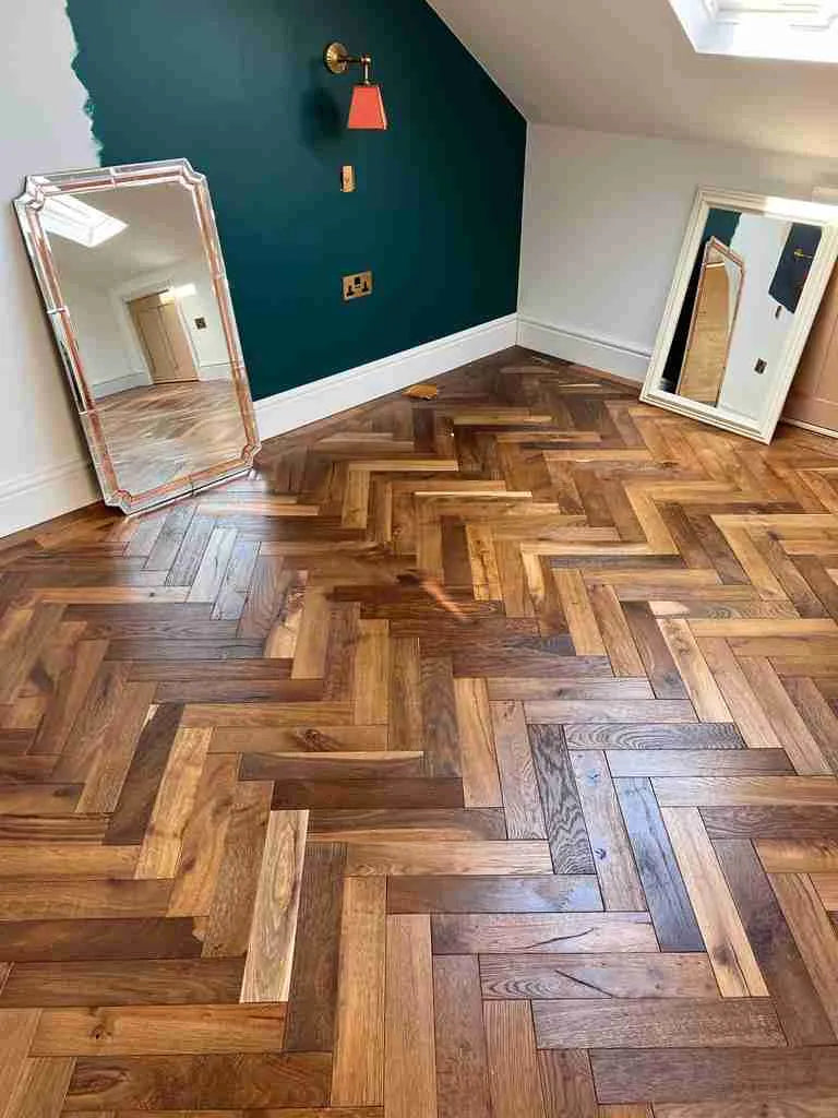 Fenston Carter Wood Flooring Parquet Vintage Carbon Oak Brushed & Oiled