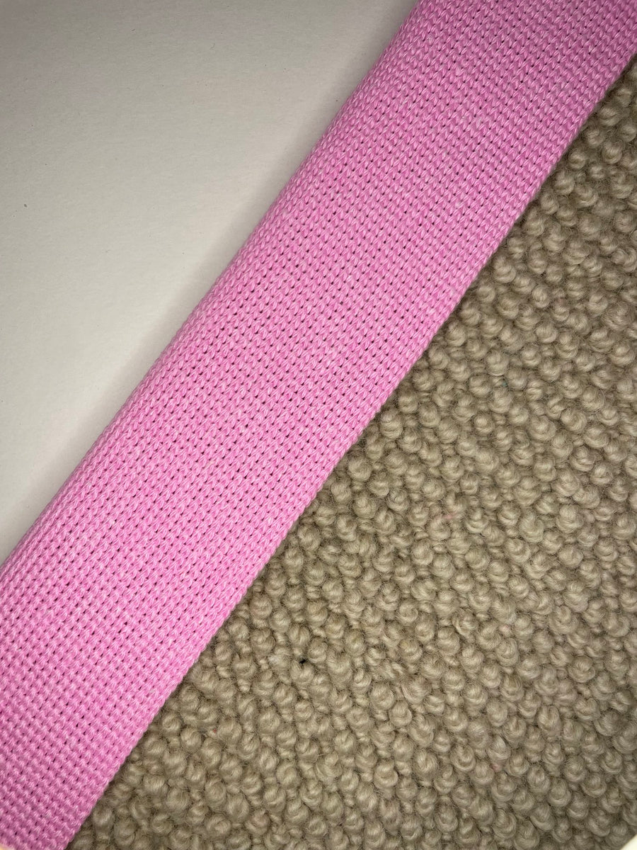 Knitted Cotton Pastel Pink Border