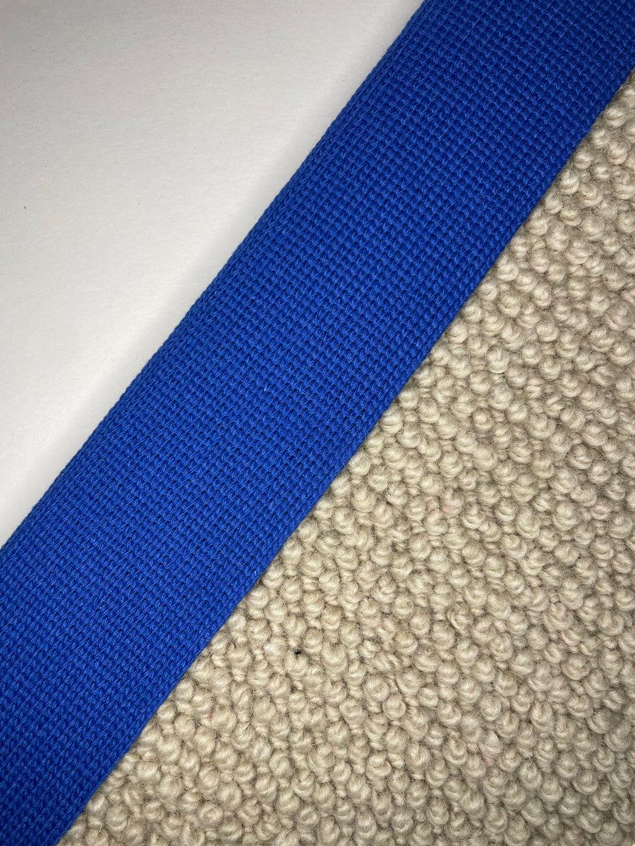 Knitted Cotton Cobalt Border