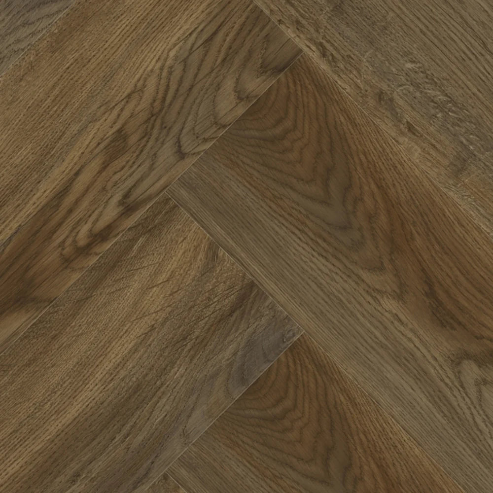 Plusfloor Luxury Glue Down Vinyl Flooring Formation Herringbone Prairie Jute