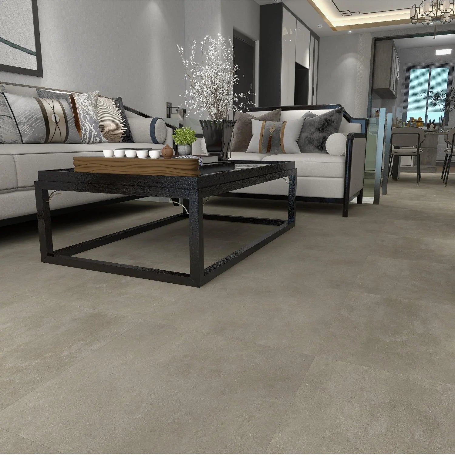 Plusfloor Luxury Glue Down Vinyl Flooring Nature's Core Silestone