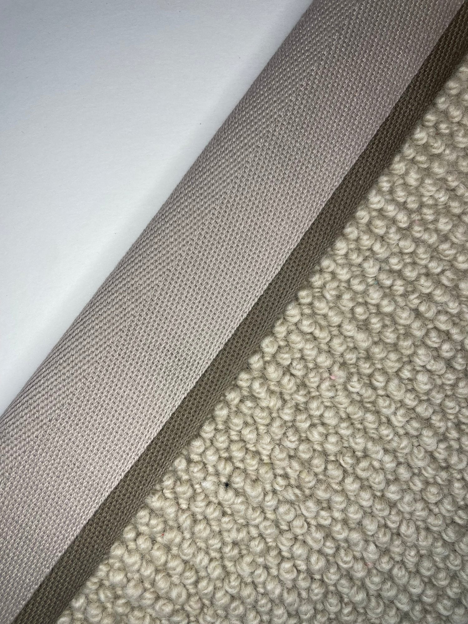 Carpet Edging Double Border Simply Taupe And Shiitake border tape onto carpet