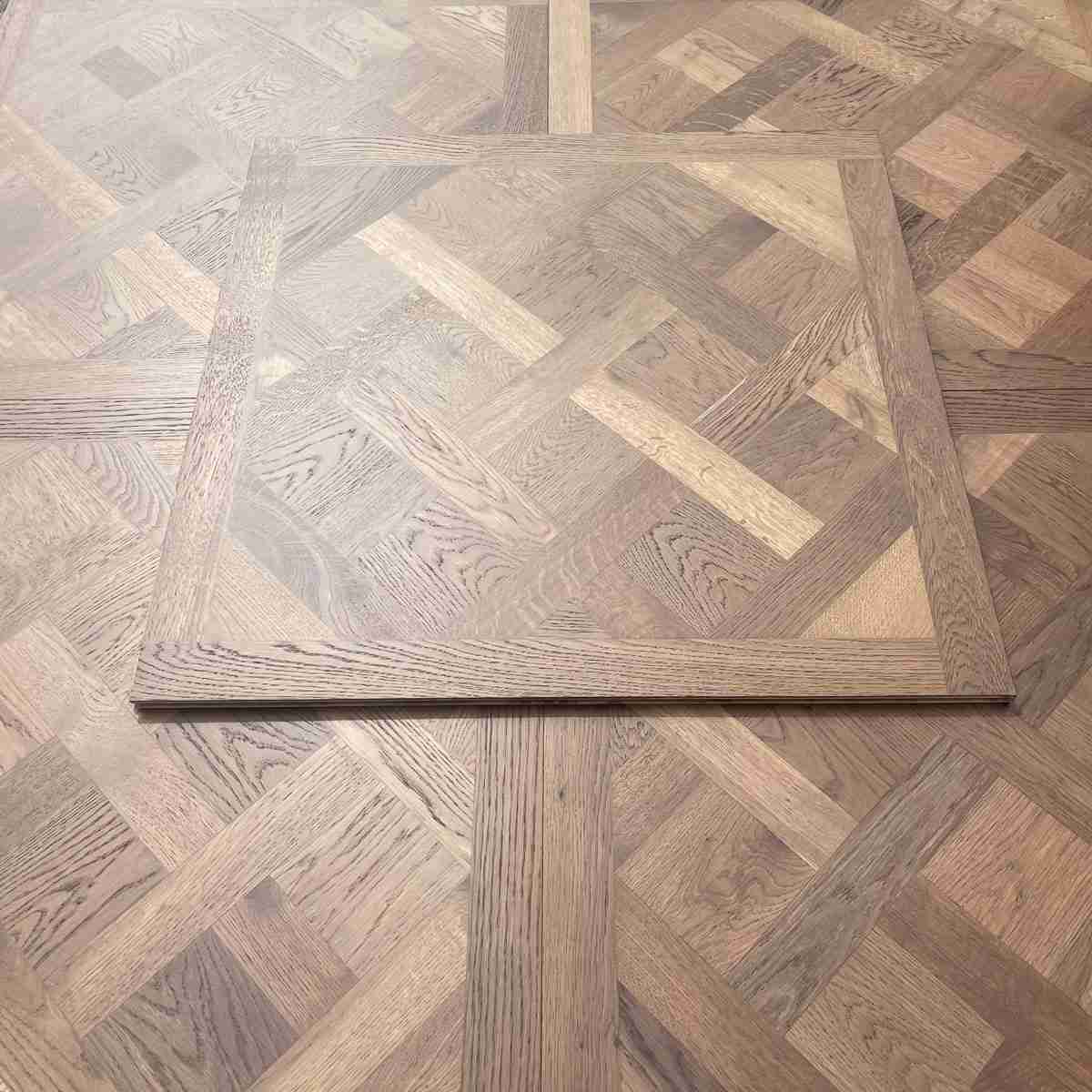 Fenston Carter Wood Flooring Versailles Smoked Oak Floor Panel Brushed & Oiled