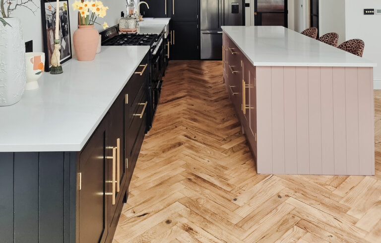 Ted Todd Crafted Textures Wood Flooring - Standen Narrow Herringbone