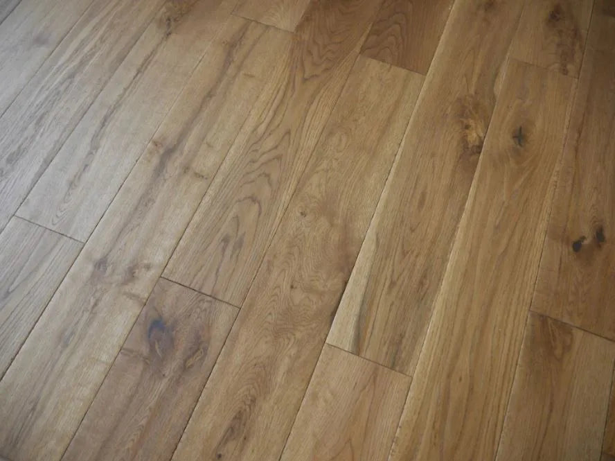 Fenston Carter Wood Flooring Solid Oak Golden Handscraped UV Oiled