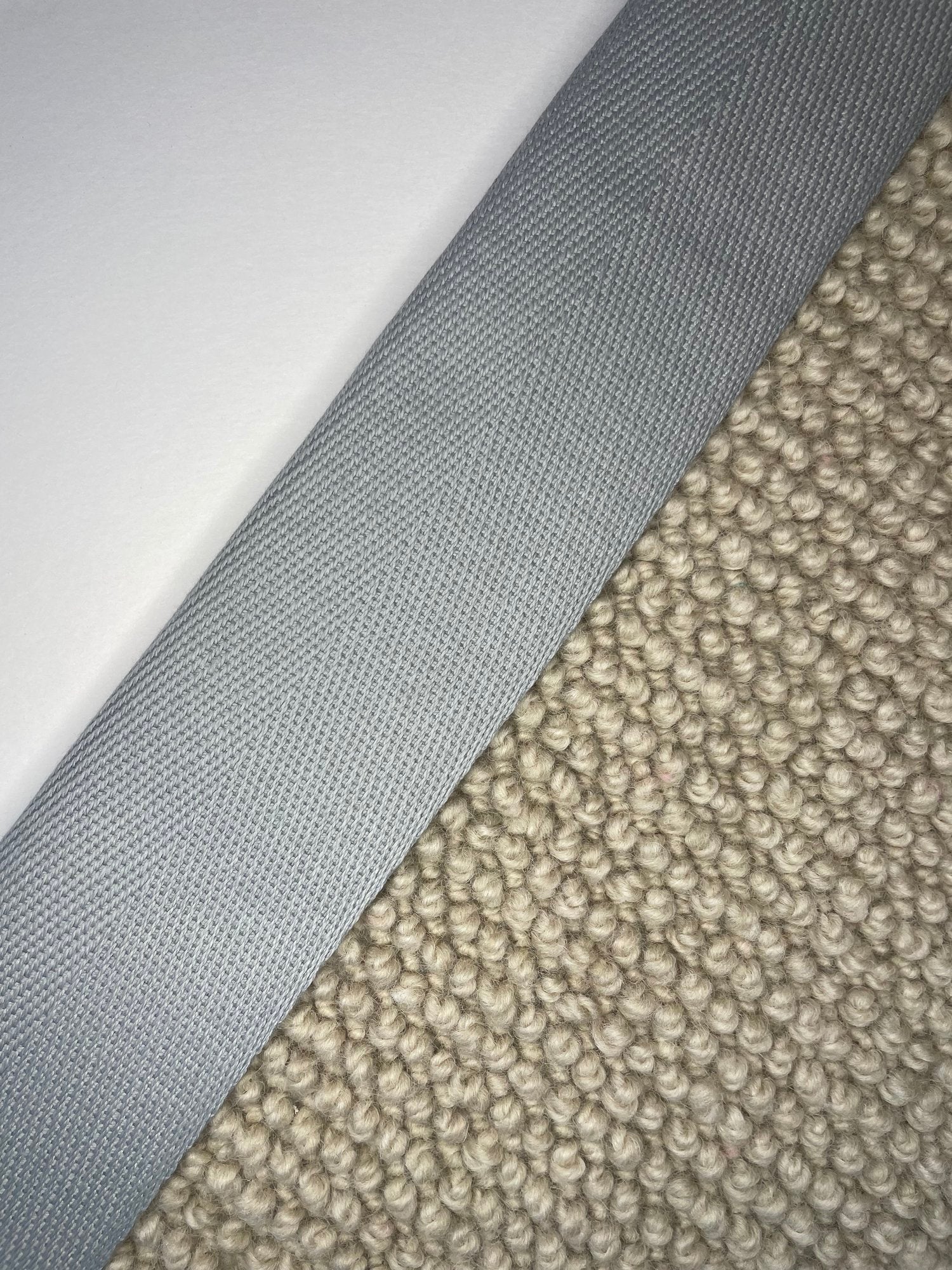 Carpet Edging Herringbone Borders Ultimate Grey border tape onto carpet