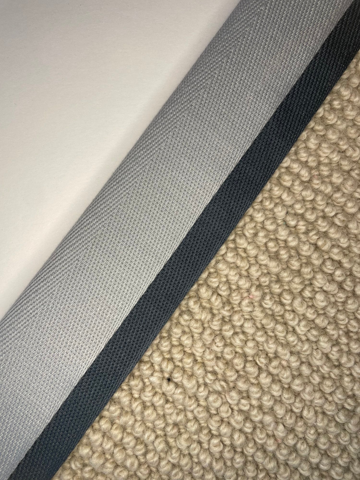 Carpet Edging Double Border Ultimate Gray And Dark Shadow border tape onto carpet