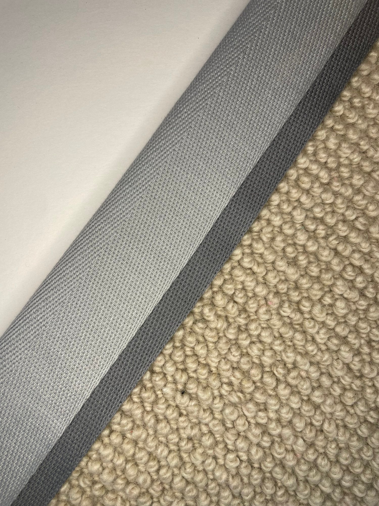 Carpet Edging Double Border Ultimate Gray And Gargoyle border tape onto carpet