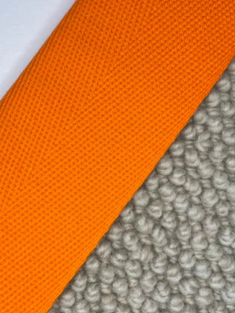 Carpet Edging Herringbone Borders Vibrant Orange border tape onto carpet